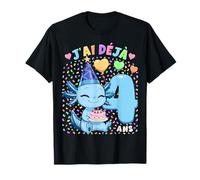 Garçon 4e Anniversaire Cadeau 4 Ans Axolotl T-Shirt