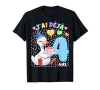 Garçon 4e Anniversaire Cadeau J'Ai Déjà 4 Ans Oie T-Shirt