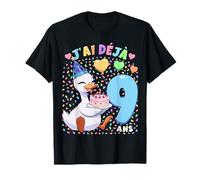 Garçon 9e Anniversaire Cadeau J'Ai Déjà 9 Ans Oie T-Shirt