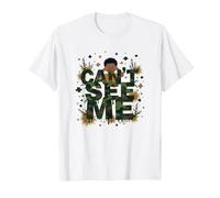 Garçon Camo Cant See Me Playful Hide and Seek Adventure T-Shirt, Homme, Blanc, S