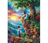 Garçon dans la cabane dans Les Arbres 300 Pièces Puzzle Adulte en Carton Rigide Haute Qualité Animaux et Plantes Difficile Niveau Expert Anti-Stress Jeu De Société Idée Cadeau Anniversaire Premium 30