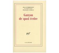 Garçon De Quoi Écrire