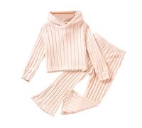 Garçon Ensemble Jogging Top Fond Fermeture Éclair Hoodie Pantalon Et Haut Bébé Fille Vêtements De Street Dance Tenues Hiver Pas Cher Chic Casual Vacances Sport (Blanc,1-2 Ans)