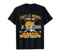 Garçon Je Suis Gentil & Aimable Drôle Hockey Sur Glace T-Shirt