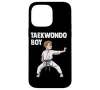Garçon Pratiquant Le Taekwondo Arts Martiaux Combattant De Coque pour iPhone 14 Pro Max