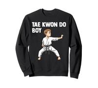 Garçon Pratiquant Le Taekwondo Arts Martiaux Combattant De Sweatshirt