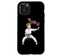 Garçon Pratiquant Le Taekwondo, Combattant d'arts Martiaux Coque pour iPhone 11 Pro