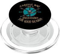 Garçon Prudent, Je suis Une Shield-Maiden pour Une Bonne Raison, Viking PopSockets PopGrip pour MagSafe