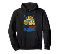 Garçon Qui Aime Les Bus - Amant de Bus Sweat à Capuche