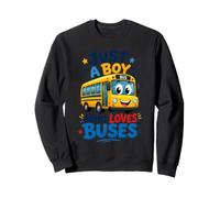 Garçon Qui Aime Les Bus - Amant de Bus Sweatshirt