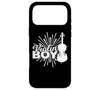 Garçon Qui Joue du Violon Passionné de Violon Violoncelle Coque pour iPhone 17 Pro Max