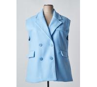 garconne manteaux femme de couleur bleu