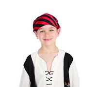 Garçons 4 Pièces Rouge Noir Pirate Fête Semaine/Jour Mondial du Livre Halloween Carnival Costume Déguisement 4-12 Ans - 4-6 Years