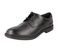 Garçons Clarks Bout Arrondi Habillé Lacet Cuir Talon École Chaussures Scala Loop