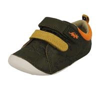 Garçons Clarks Cuir Bébé Pré-marche Dinosaure Détail Cruiser Chaussures Tiny Rex