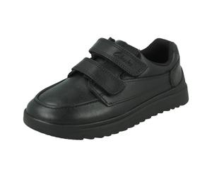 Garçons Clarks Keelan Évasé K Habillé Crochet et Boucle École Chaussures