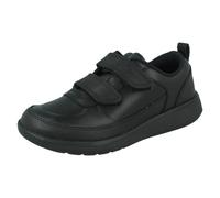 Garçons Clarks Scape Évasé K Crochet et Boucle École Chaussures