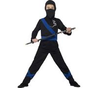 Garçons Costume Ninja Arts Martiaux Combat Déguisement Enfants Guerrier