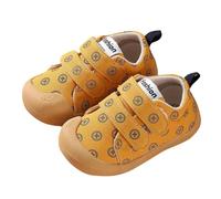 Garçons Doublées Filles Semelle Souple Chaussures Décontractées Printemps Été Nouvelles Chaussures Fonctionnelles Garçons Chaussures de Marche Bottes d'hiver Filles 39, jaune, 19 EU
