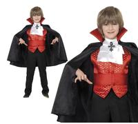 Garçons Dracula Déguisement Enfants Vampire Halloween Déguisement Âge 4-12