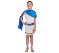 Garçons Empereur Romain Julius César Costume Déguisement Pour Âge 4-12 Ans