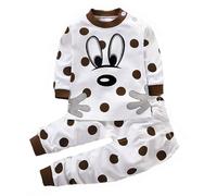Garçons Ensembles de Pyjama Ensemble Deux pièces Loungewear décontracté Tenue Unisexe Confortable et Doux T Shirt Tops Pjs Shorts Mignon Animal Dessin Anime pour Enfants Filles