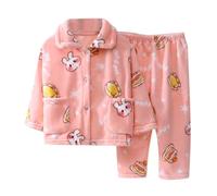Garçons Ensembles de Pyjama Ensemble Deux pièces Pyjamas Manches Longues Unisexe Confortable et Doux Tee Shirt Ado Tenues Détente Four Seasons Enfants