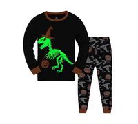 Garçons Ensembles de Pyjama Solides Manches Longues Tenues Pyjamas pour Enfants Garçon Coton en Doux Hauts et Pantalon Peints La Main Ensemble vêtements Nuit