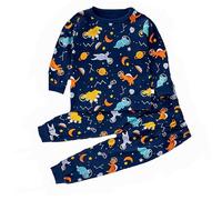 Garçons Ensembles de Pyjama Solides Manches Longues Tenues Vêtement d'intérieur Maison 2 Pieces Classique Hauts et Pantalon Dinosaure Requin Voitures Vêtements