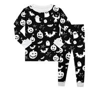 Garçons Ensembles de Pyjama Vêtement Nuit Enfant Loungewear décontracté Tenue Coton Biologique Doux Longues Hauts et Pantalon Dinosaure Requin Voitures Enfants Jeunes