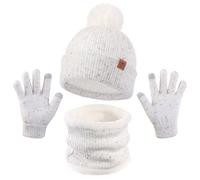 Garçons Filles Casquette de Baseball 2026 Enfant Enfant Hiver Chapeaux Gants Écharpes Moufles Cou Chauffe-Cou Pour 3 6 Vieux Décontractée Casquette d'Extérieur Casquette d'été, Blanc., 3-6 ans