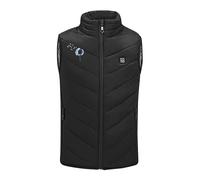 Garçons Filles Manteau Doudoune Chauffant Doudoune veste sans Manche Gilet Enfant pour Camping Coupe-Vent Imperméable Ski avec Plusieurs Zones de Chauffage et Températures Réglables Charge USB