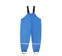 Garçons Filles Pantalon De Pluie Combinaison Enfant en Plein Air Salopette Imperméable Pais Réfléchissantes Sécurité Anti-Boue Coupe-Vent Toutes Activités Vêtements 1 an-8 Ans