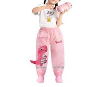 Garçons Filles Pantalon De Pluie Enfants Garçon Fille Salopette doublée en Polaire Imperméable Coupe-Vent Respirant Waders pour Barboteuse Plein Air Toutes Activités Vêtements 12 Mois-8 Ans