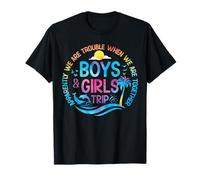 Garçons Filles Vacances Assortis Tie Dye Garçons Et Filles Voyage T-Shirt