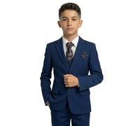 Garçons Formel Mariage Costume Bleu Marine Royal 6 pièces Page complète Ensemble de Tenue garçon Taille 9-12 Mois