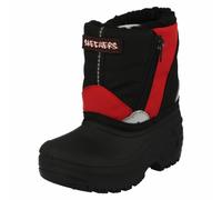 Garçons Noir/Rouge Eau Résistant Mor-Tec Skechers Neige Bottes : Anthrax