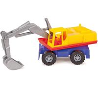 SIMM Spielwaren Lena 7251 Pelleteuse Profi, env. 27 cm, Pelle Robuste et Mobile, véhicule Jouet pour Pelle à Sable pour Les Enfants à partir de 2 Ans, adapté pour l'intérieur et l'extérieur