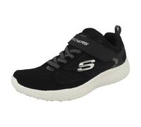 Garçons Power Sprints Noir et Blanc Baskets Par Skechers Détail Prix