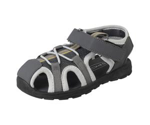 Garçons Spot On Élastique Dentelle Crochet Et Boucle Ruban Décontracté Sandales