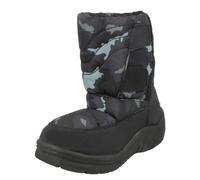 Garçons Spot On Imprimé Camouflage Rembourré Neige Bottes