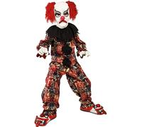 Garçons Zombie Scary Clown Déguisement Bouffon Du Roi Halloween Horreur Neuf