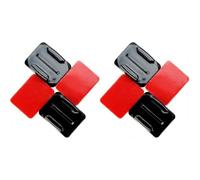 Gard Casque Accessoires Kit Set 4X courbé Montage + 3M Surface adhésif Collant Autocollant Coussinets GoPro Go Pro Hero 1 2 3 3+4 OS86