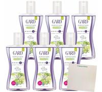 Gard Lot de 6 flacons de soin pour cheveux extra forts avec extrait de bambou (6 x 220 ml) + bloc usy