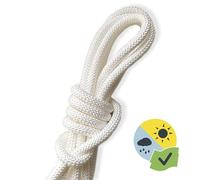 GARD & ROCK - Cordon Ø8 de 3 mètres en Polyéthylène Anti UV pour la Fixation des voiles d'ombrage et hamacs