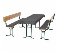 GARDAMO Coussins pour ensemble de chapiteau 3 pièces, gris L91443