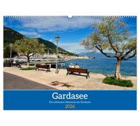 Gardasee - Die schönsten Momente am Gardasee (Wandkalender 2026 DIN A2 quer), CALVENDO Monatskalender: Der Gardasee ist immer eine Reise wert.