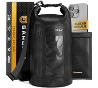 Gardava Sac Faraday, sac de protection de qualité militaire, cage EMP étanche, sac étanche pour ordinateurs portables et téléphones, grands sacs Faraday Go Dark