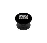 Garde Amusante du Monde Okayest Guard PopSockets PopGrip Adhésif