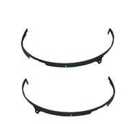 Garde-Boue Accessoires Auto pour Ford pour Mustang S650 pour Dark pour Horse GT pour Ecoboost 2024-2025 passages Roue Avant Garde-Boue Ailes Splash Fender(Carbon Fiber Look)